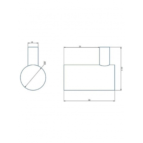 Крючок для ванной комнаты Haiba черный (HB8405-7) - фото 2