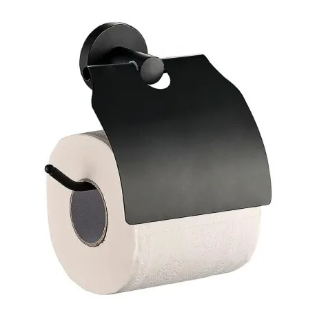 Держатель для туалетной бумаги Haiba черный (HB8703)