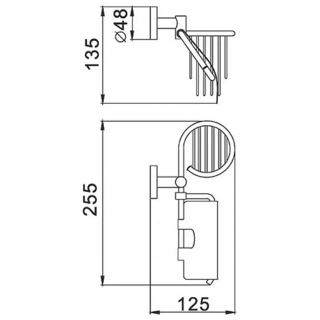 Держатель для туалетной бумаги Haiba хром (HB1703-1) - фото 2
