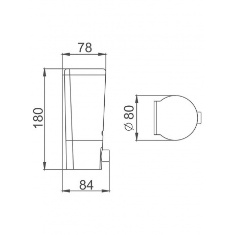 Дозатор жидкого мыла Haiba хром (HB406) - фото 7