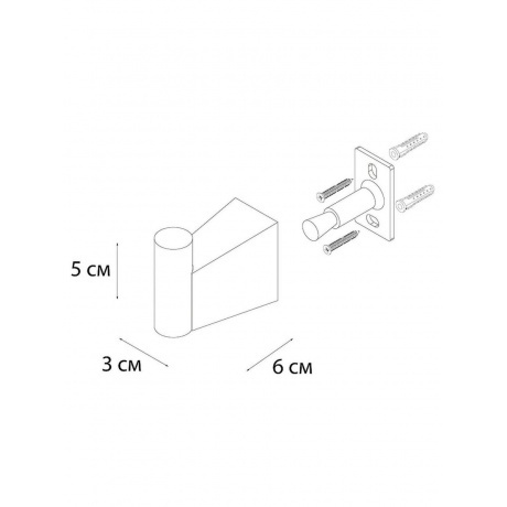 Крючок FIXSEN TREND GOLD одинарный  (FX-99005) - фото 3