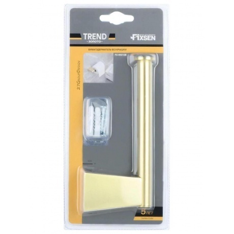 Бумагодержатель FIXSEN без крышки TREND GOLD (FX-99010B) - фото 3
