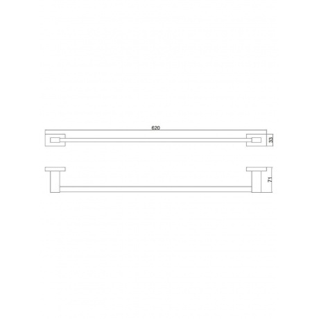 Держатель для полотенец одинарный BELZ (B90201) - фото 2