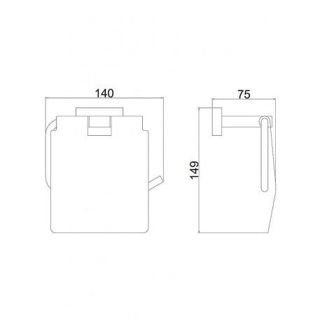 Держатель для туалетной бумаги BELZ (B90203) - фото 2