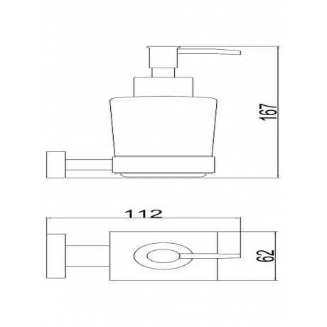 Дозатор жидкого мыла BELZ (B90227) - фото 2