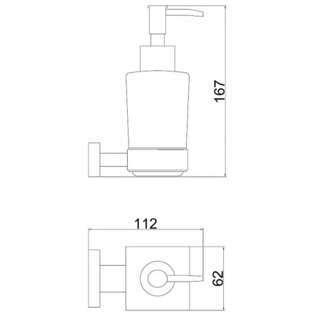 Дозатор жидкого мыла BELZ (B90427) - фото 2