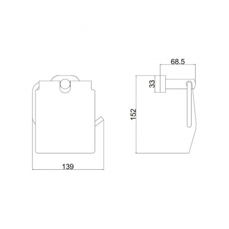 Держатель для туалетной бумаги BELZ (B90503) - фото 2