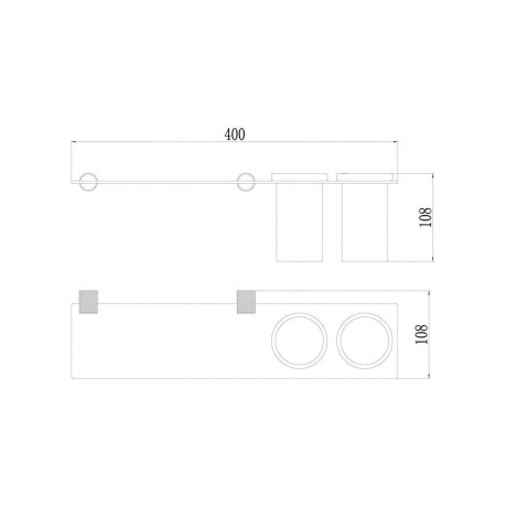 Держатель двух стаканов Savol (S-002168HD) - фото 2