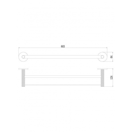 Держатель для полотенец двойной Savol (S-002148C) - фото 2