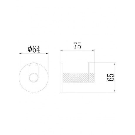 Крючок двойной Savol (S-002153HD) - фото 2