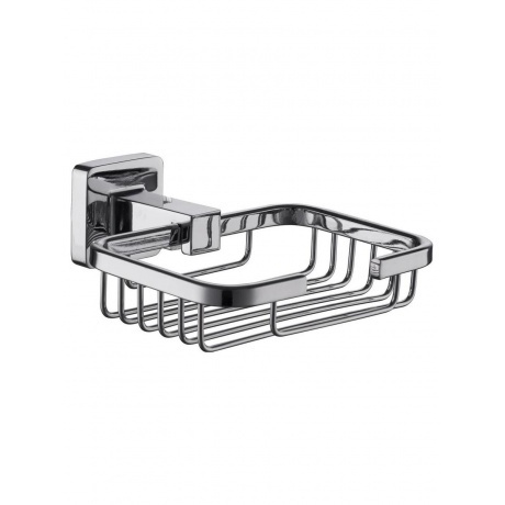 Мыльница решётчатая FASHUN хром (A2602-1)