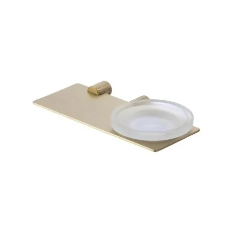 Мыльница стеклянная с настенным держателем Savol (S-002159C)