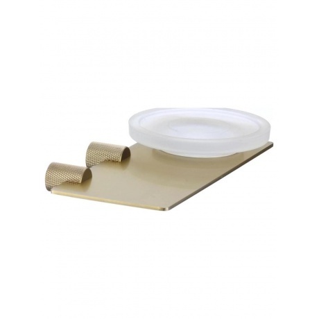 Мыльница стеклянная с настенным держателем Savol (S-002159C) - фото 4