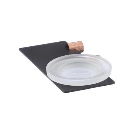 Мыльница стеклянная с настенным держателем Savol (S-002159HD) - фото 3