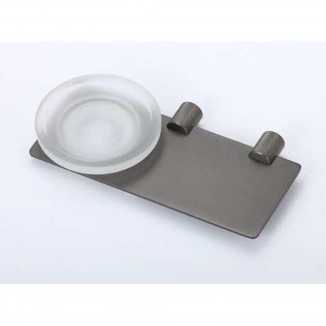 Мыльница стеклянная с настенным держателем Savol (S-002159Q) - фото 5