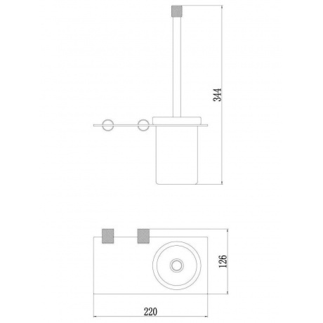 Настенный ершик Savol (S-002194Q) - фото 2