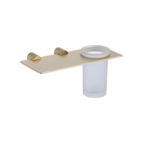 Стакан стеклянный с настенным держателем Savol (S-002158C) - фото 3