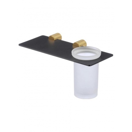 Стакан стеклянный с настенным держателем Savol (S-002158HB) - фото 4