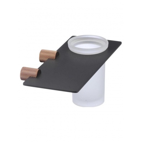 Стакан стеклянный с настенным держателем Savol (S-002158HD) - фото 3