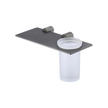 Стакан стеклянный с настенным держателем Savol (S-002158Q) - фото 4