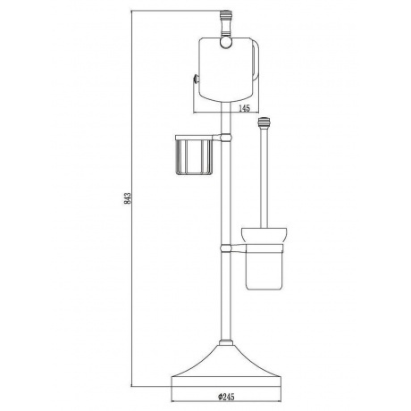 Напольная стойка Savol 3 в 1 (S-0Y580B) - фото 2