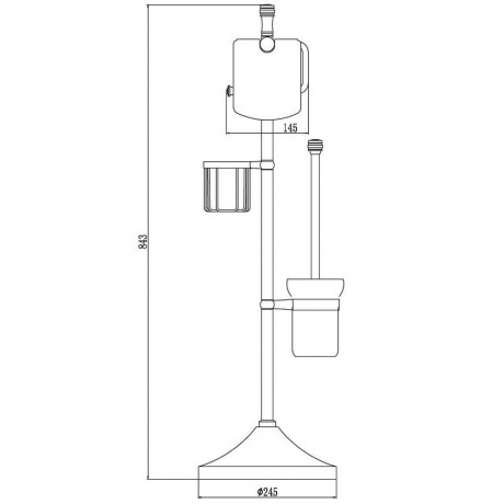 Напольная стойка Savol 3 в 1 (S-0Y580C) - фото 2
