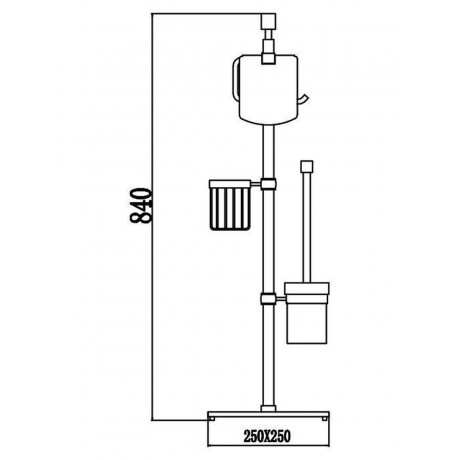 Напольная стойка Savol 3 в 1 (S-0Y650A) - фото 2