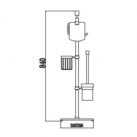 Напольная стойка Savol 3 в 1 (S-0Y650C) - фото 2