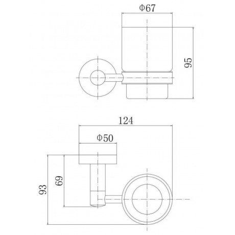 Стакан FASHUN, сатин (A51506) - фото 2