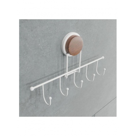 Планка 5 крючков Fixsen Magic White (FX-47005-5) - фото 4