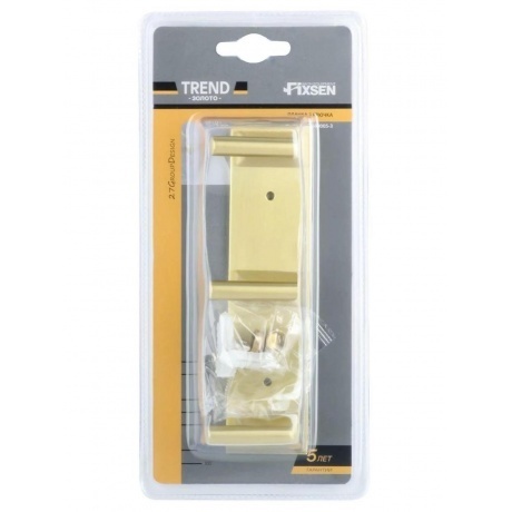 Планка FIXSEN TREND GOLD 3 крючка  (FX-99005-3) - фото 3