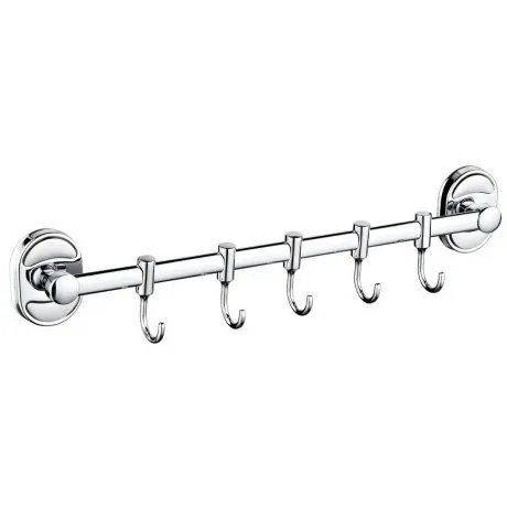 Планка с крючками для полотенец Haiba хром (HB1915-5)