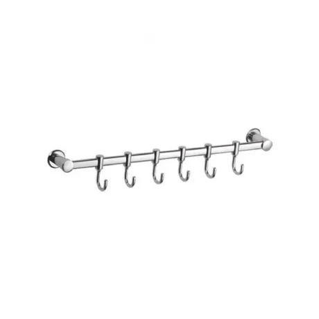 Планка с крючками для полотенец Haiba хром (HB205-6)