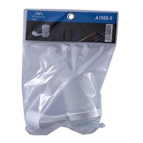 Стакан FASHUN из матового стекла настенный белый (A1806-8) - фото 4