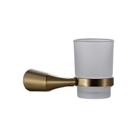 Стакан FASHUN из матового стекла настенный бронза (A1806-21)