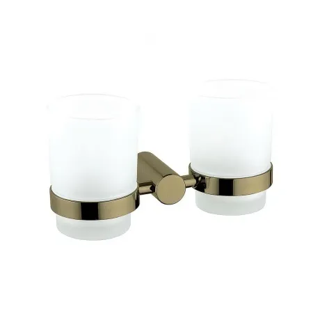 Стакан для ванной комнаты двойной Haiba бронза (HB8408-4)