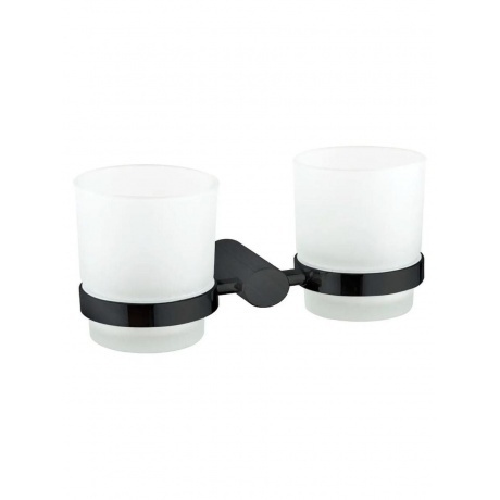 

Стакан для ванной комнаты двойной Haiba черный (HB8408-7)