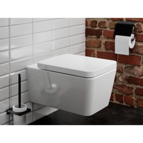 Ершик подвесной Hansgrohe AddStories 41752670 матовый черный - фото 5
