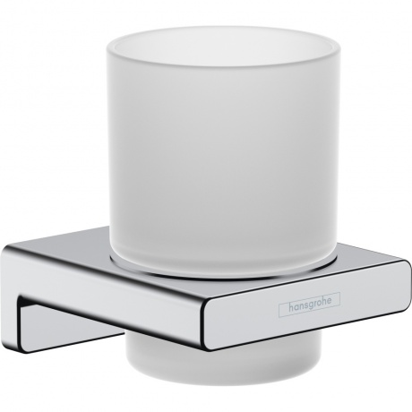 Стаканчик для зубных щеток Hansgrohe AddStories 41749000 хром - фото 1