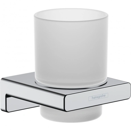 Стаканчик для зубных щеток Hansgrohe AddStories 41749000 хром
