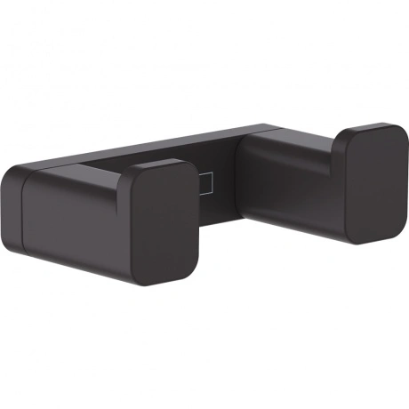 Двойной крючок Hansgrohe AddStories 41755670 матовый черный
