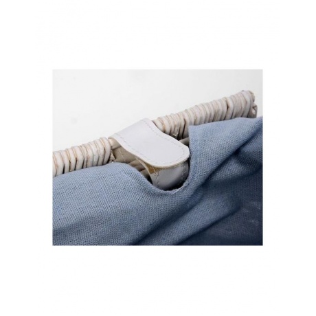 Плетеная корзина для белья с крышкой WasserKRAFT Lippe WB-450-S 9062255 - фото 5