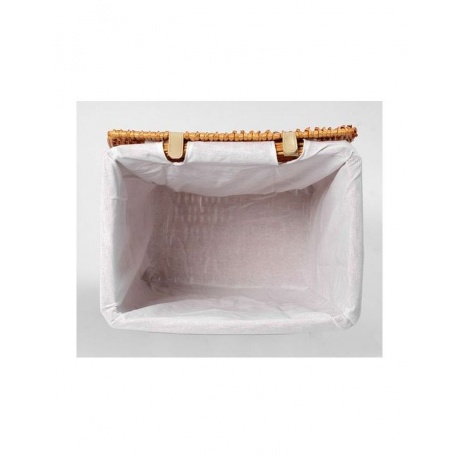 Плетеная корзина для белья с крышкой WasserKRAFT Ammer WB-370-L 9062256 - фото 6