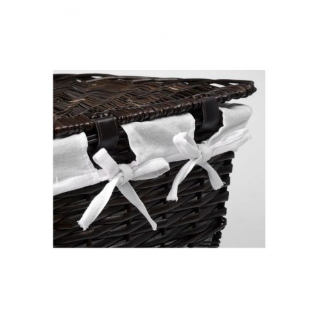 Плетеная корзина для белья с крышкой WasserKRAFT Salm WB-270-M 9062259 - фото 4