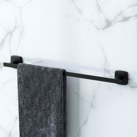 Вешалка для полотенец 50см AM.PM Gem A90346422 черная - фото 6