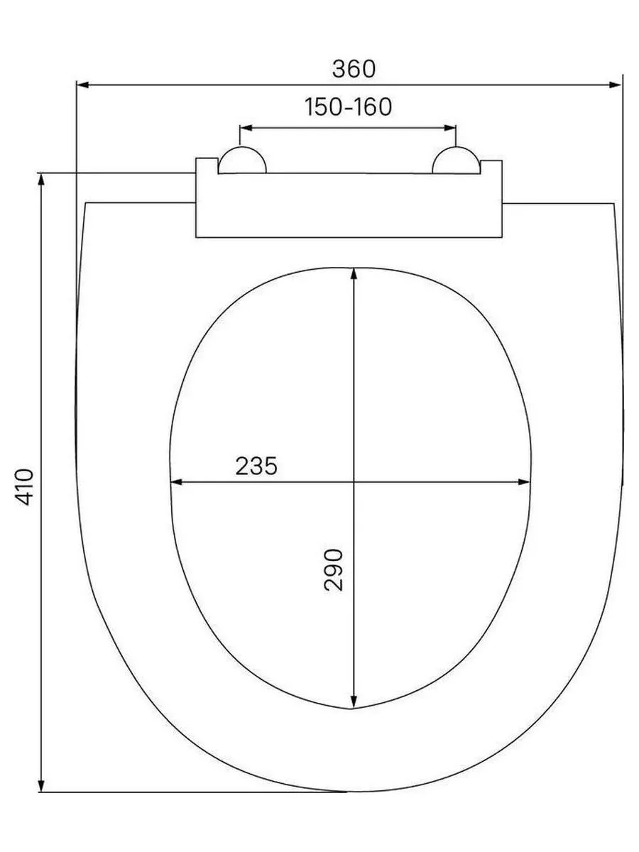 Сиденье для унитаза Milardo PP Seat Cover полипропилен (020PP00M31) - фото 5