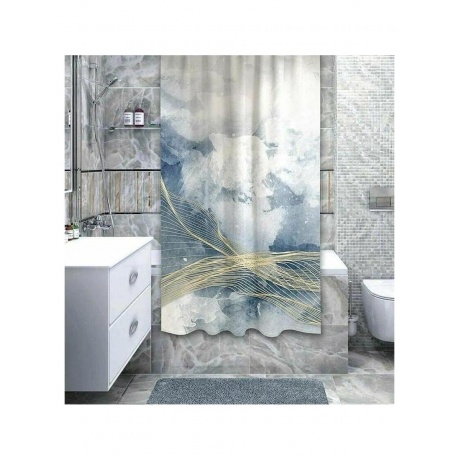 ЕГ Pietra Штора для ванной 180х180 см - фото 6