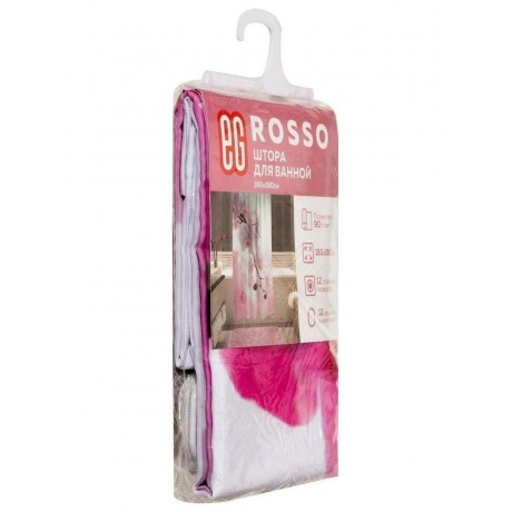 ЕГ Rosso Штора для ванной 180x180 см - фото 6