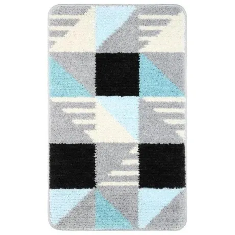 Коврик для ванной Fixsen Visa 1-ый серо-бирюзовый, 50х80см (FX-5...