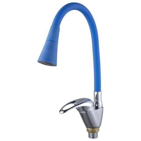 Излив FASHUN (A7351) синий/хром - фото 2